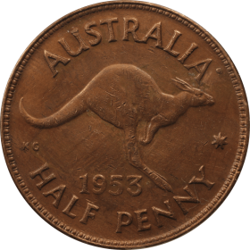 0,5 PENSA 1953 AUSTRALIA A